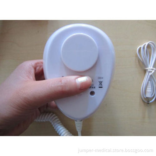 Fetal Heart Doppler Monitor, CE/FDA Marks, LCD Back-light Display, 5 Baby Music for Pregnancy Use